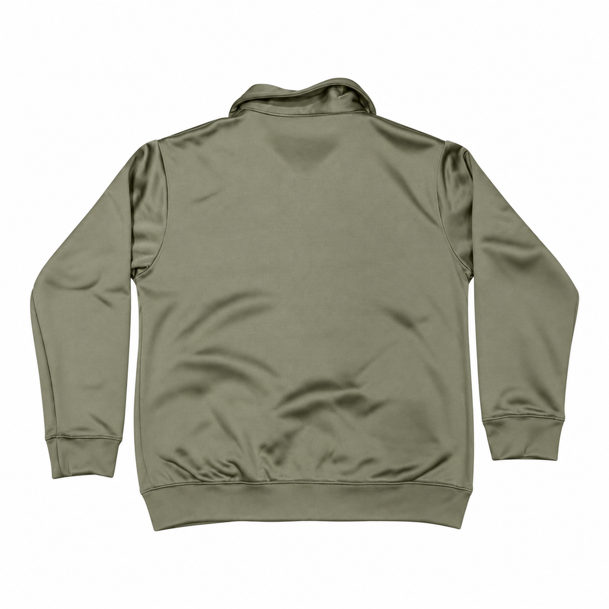 Olive Winter Fleece Zip-Up Sports Upper – 200–220 GSM