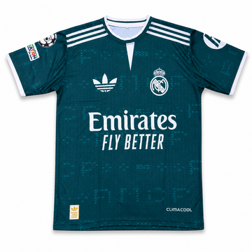 Real Madrid Away Jersey 2025/26 Ronaldo 7 Green Soccer