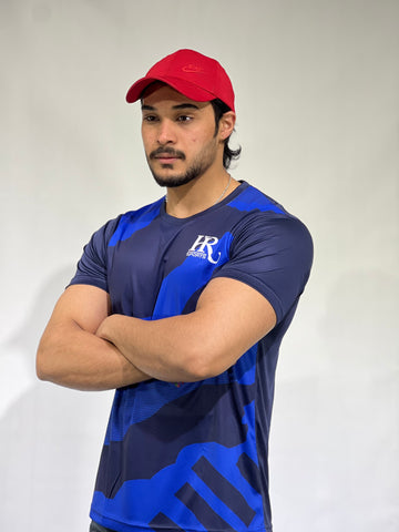 Hr Sports - Royal Blue FITFLEX Tee