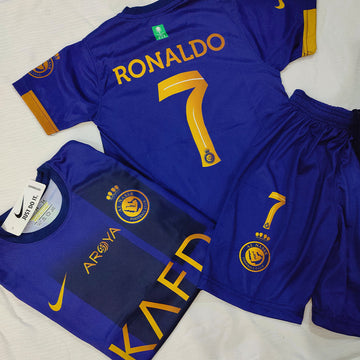 Kids Al-Nassr Ronaldo Football kit - Blue