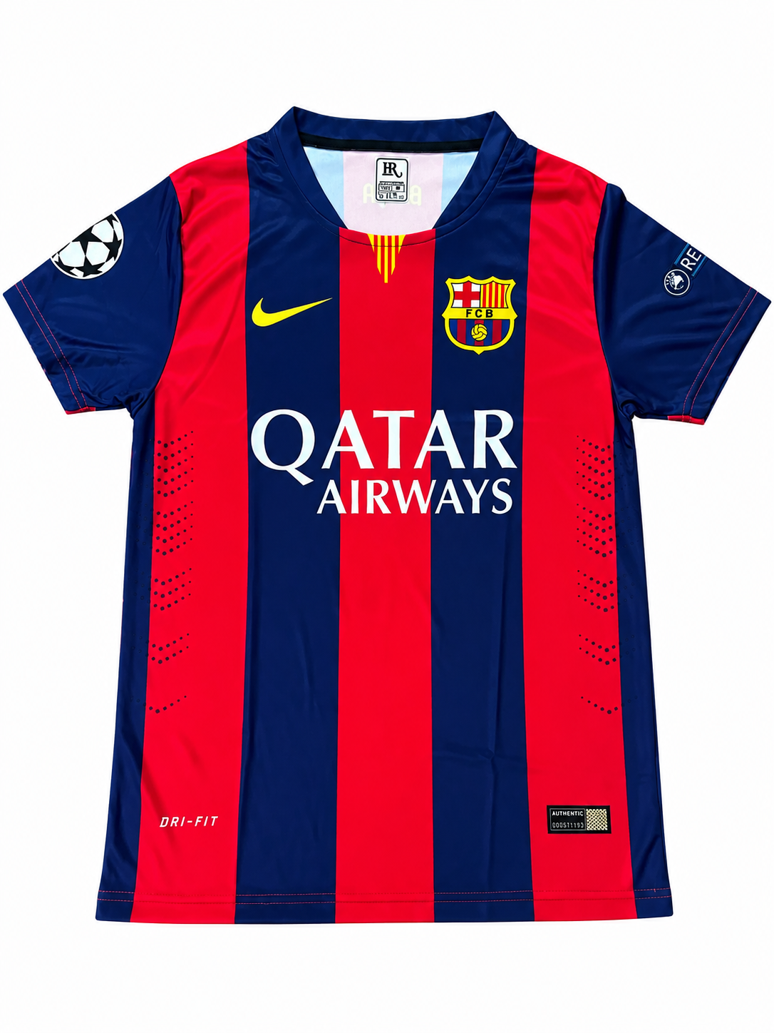 Barcelona 2014/15 Style Retro Home Football Jersey (sublimition )