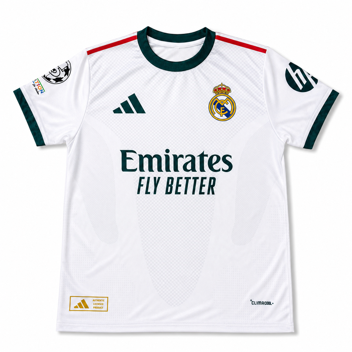 Real Madrid Home Jersey 2025/26 Mbappe 10 White Soccer