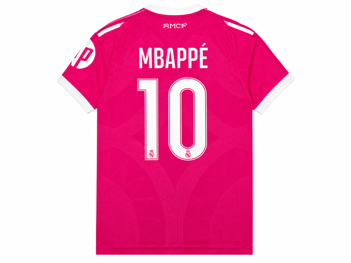 Real Madrid Third Jersey 2025/26 Mbappe 10 Pink Soccer