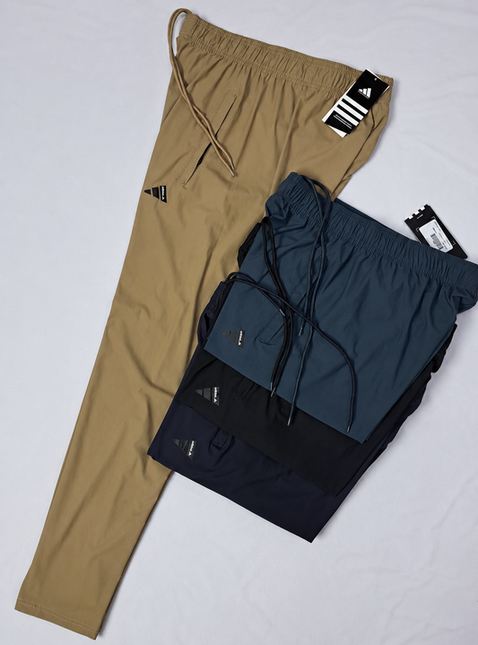 AD Premium Texture Sports Trouser | Soft Stretch Lycra Activewear for Men