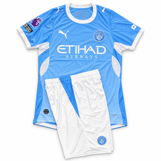 Manchester City Sky Blue Football Kit – Shirt & Shorts