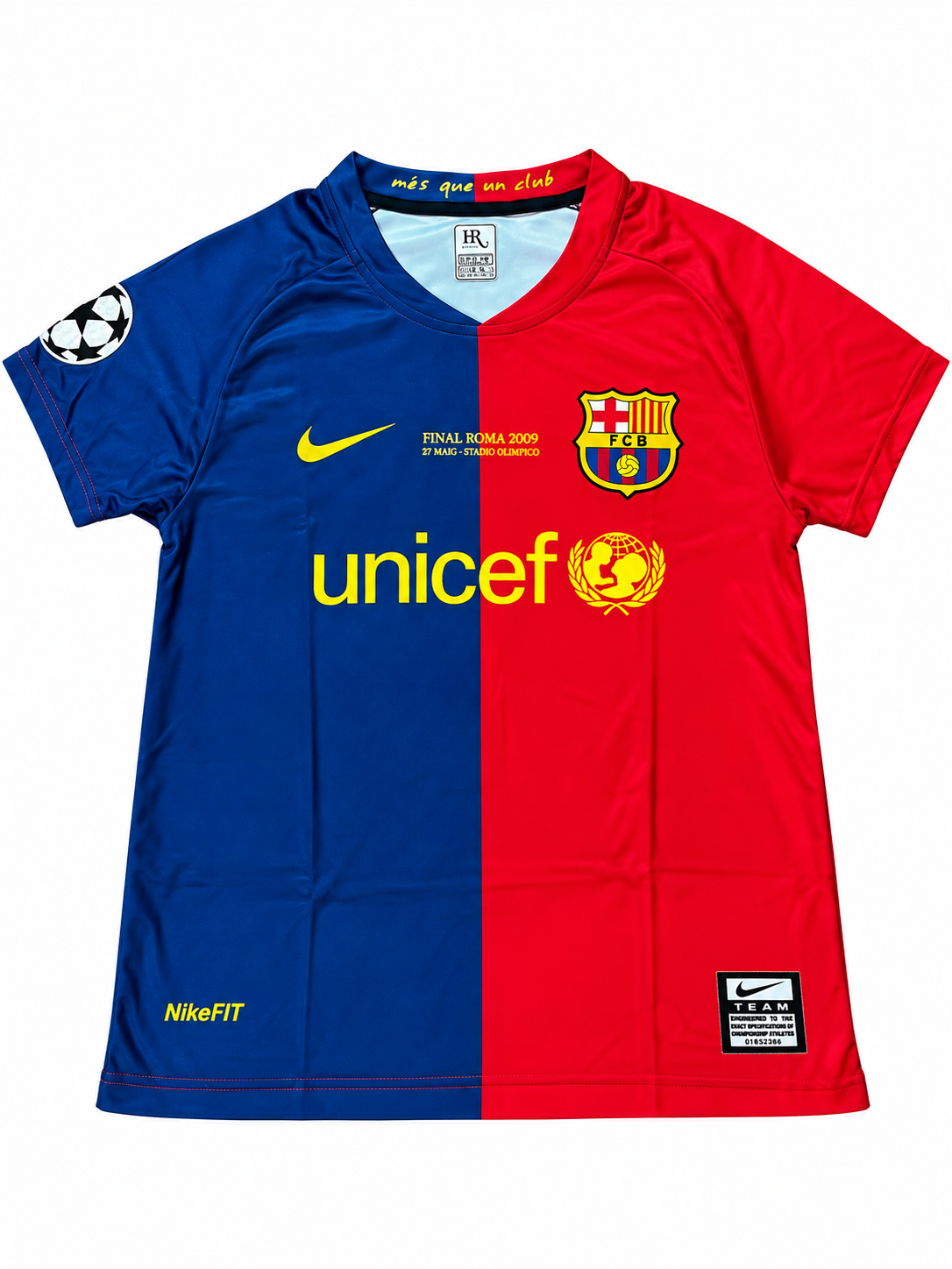 Barcelona 2008/09 Rome Final Retro Football Jersey