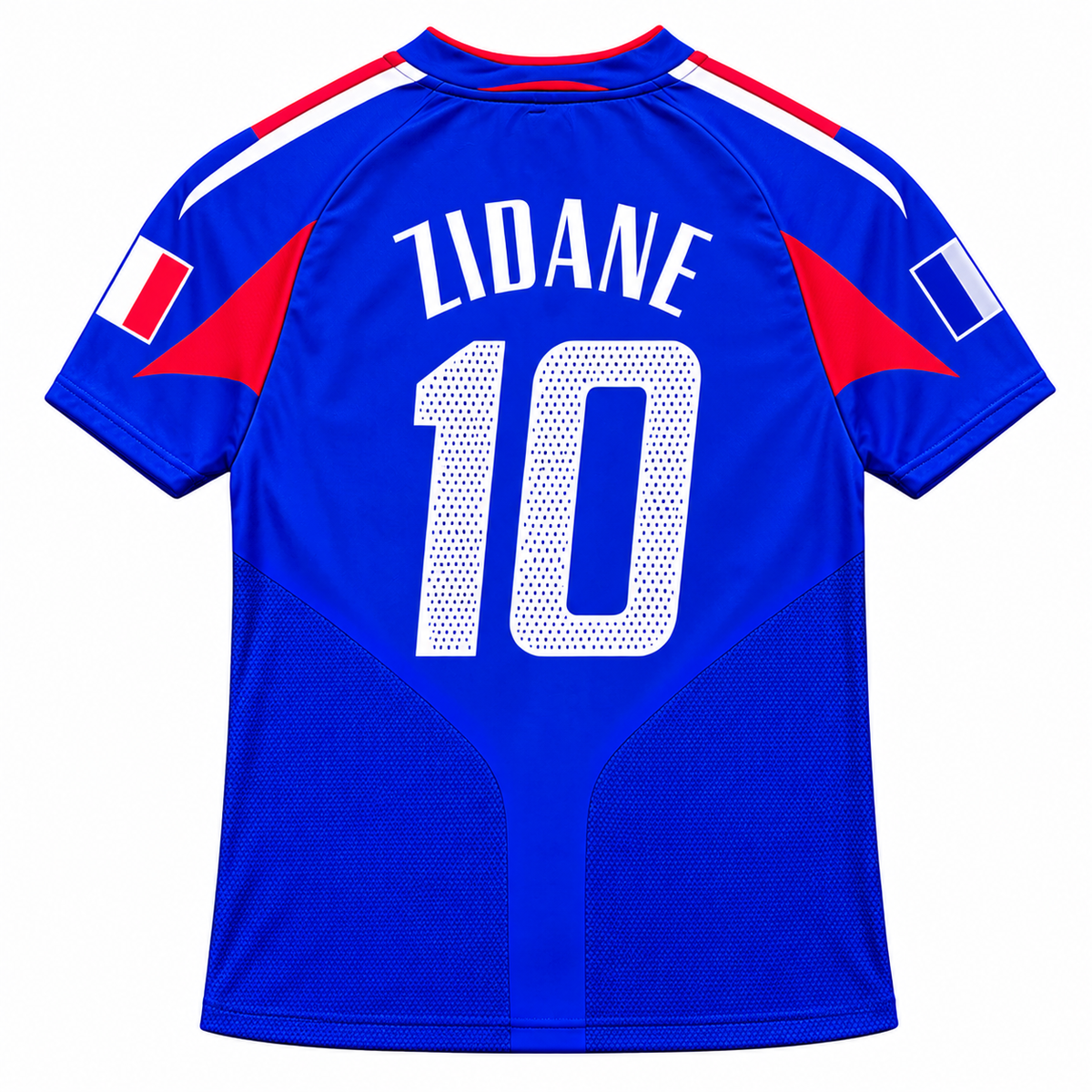France 2006 Retro Home Football Jersey – Blue No. 10