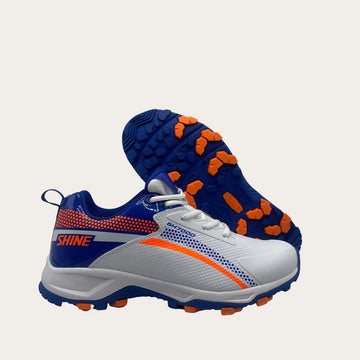 SHINE NEW EDITION CRICKET SHOES (ORANGE &BLUE)