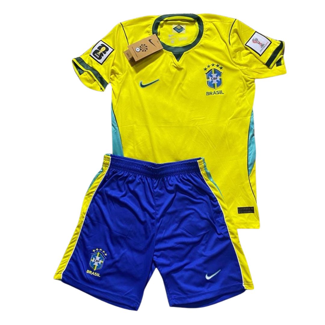 Brazil 2026 World Cup Home Kit – Premium Yellow Football Set