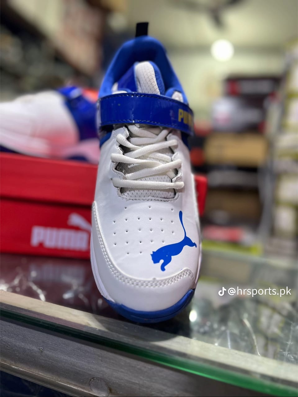 PUMA CRICKET SHOES BLUE