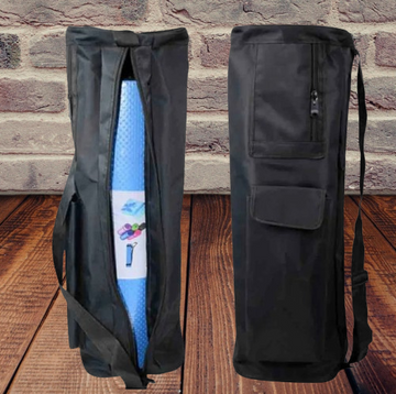 Yoga Mat Bag with Pockets – Fits 4mm to 15mm Mats