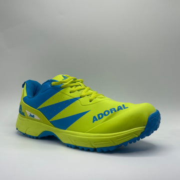 ADORAL JEET GREEN BLUE CRICKET SHOES